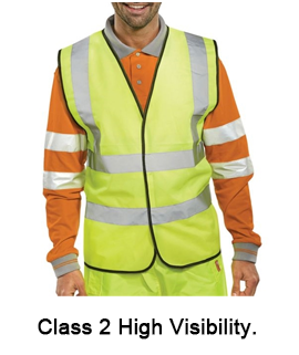 Beeswift High Visibility Waistcoat Saturn Yellow