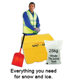 Winter Maintenance Kit With 200 Litre Grit Bin